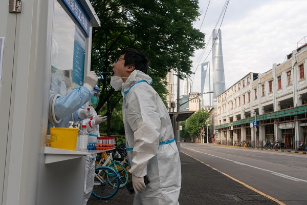 Shanghai announces 7-day mandatory testing
